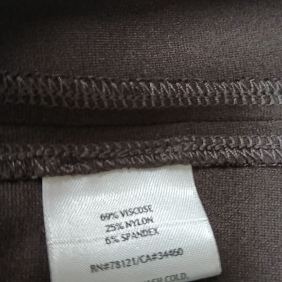 Eileen Fisher long skirt chocolate brown - Picture 4 of 4